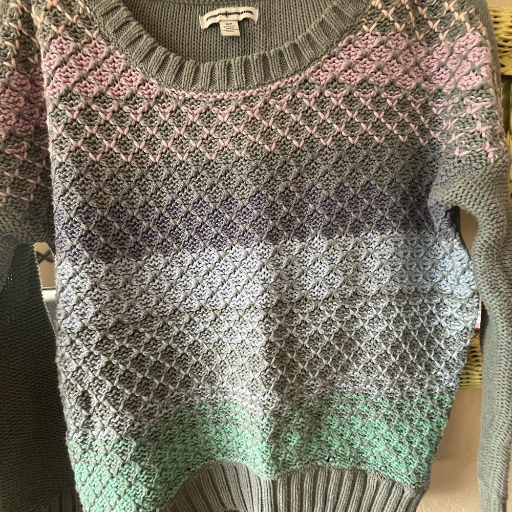 Multicolor Knit Sweater